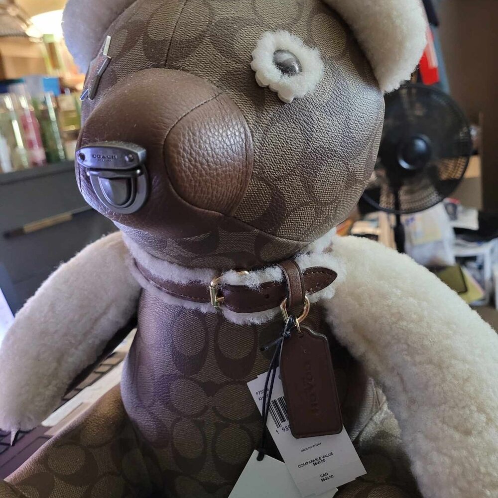 COPY - AUTHENTIC COACH TEDDY BEAR( LARGE